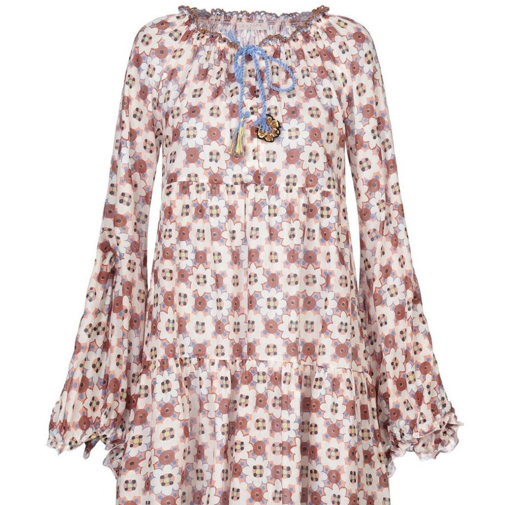 ANJUNA ITALIAN COTTON SILK DRESS